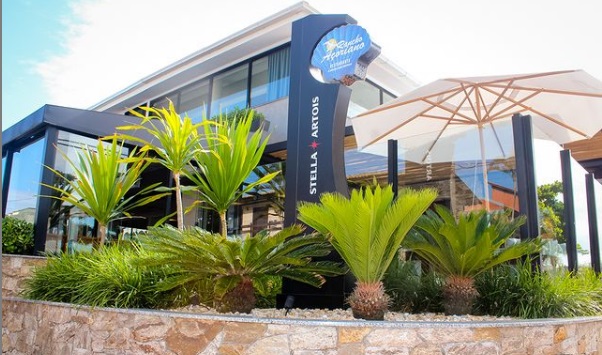 Jardim do restaurante Rancho Açoriano Coqueiros