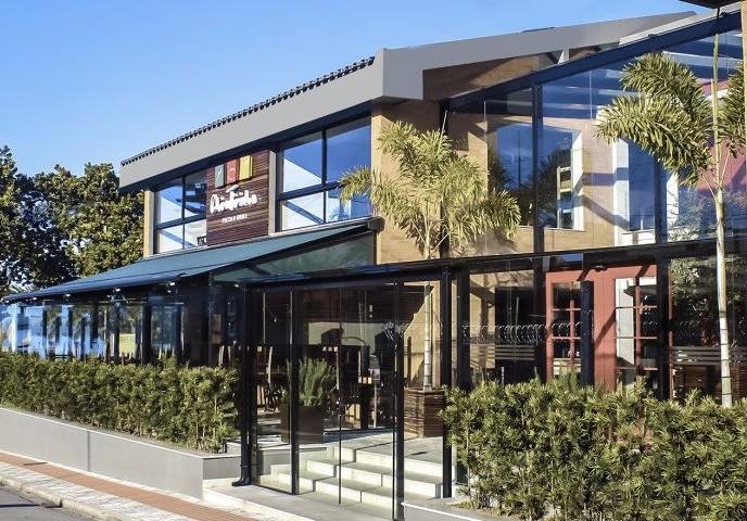 Jardim da Pizzaria Chico Toicinho Florianópolis